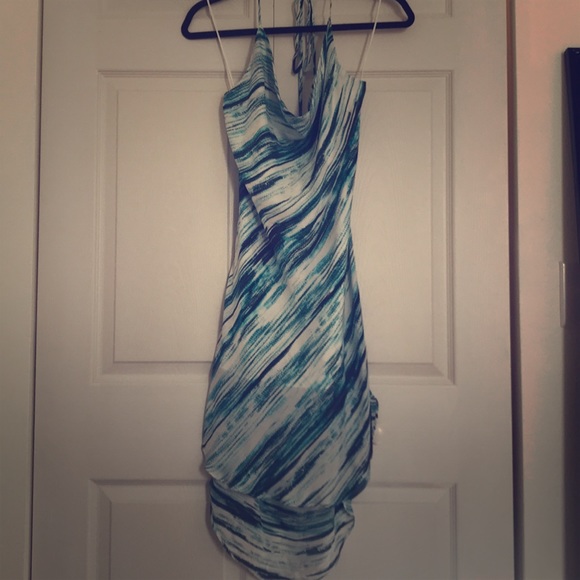 Haute Hippie Draped Halter Dress - Picture 1 of 4